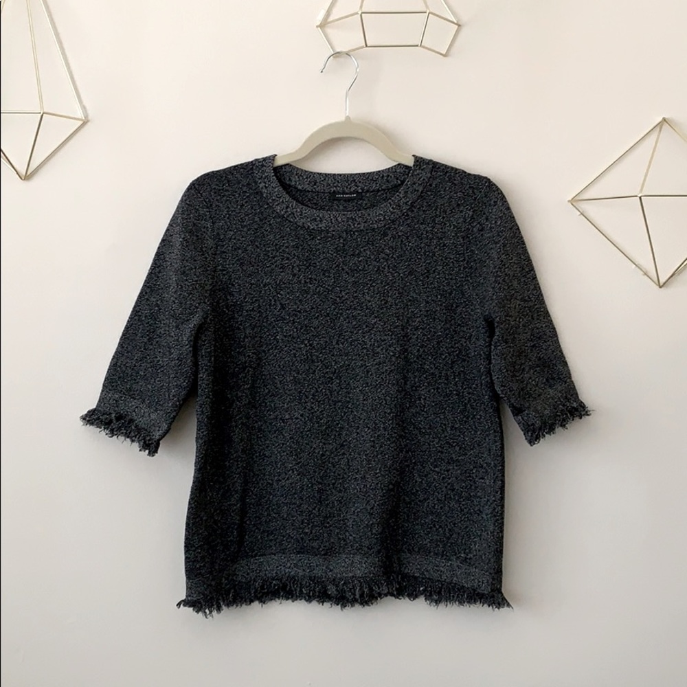 (3/$21) Ann Taylor Gray Marbled Sweater
